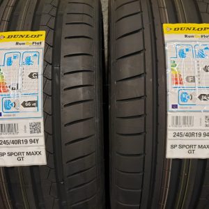 2x Dunlop 245/40R19 94Y Sport Maxx GT DSST * Runflat Zomerbanden