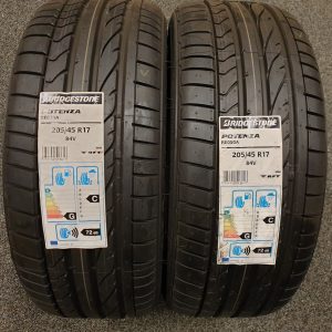 2x Bridgestone 205/45R17 84V RE050A * Runflat Zomerbanden Dot 2013, marge factuur.