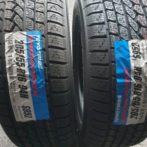 2x Toyo 205/55R16 94H Snowprox S952 XL Winterbanden Dot 2010, marge factuur.