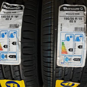 2x Barum 195/55R15 85V Bravuris-3 Zomerbanden Dot 2014, marge factuur.