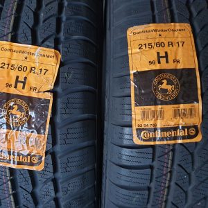 2x Continental 215/60R17 96H 4x4 Contact Winterbanden Dot 2010, marge factuur.