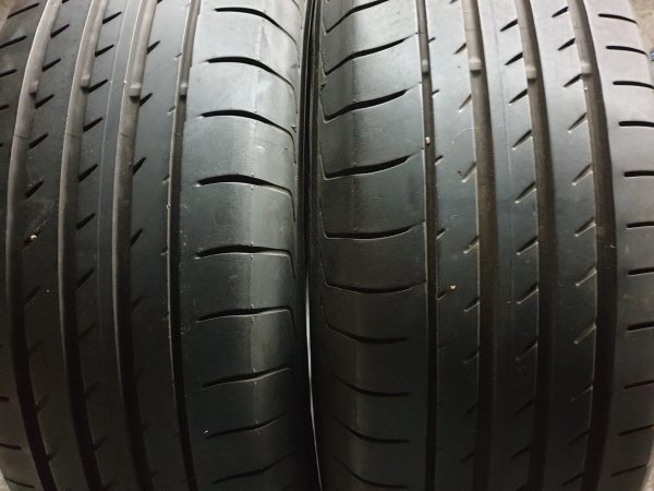 2x Yokohama 235/60R18 103V Advan Sport V105 MO Zomerbanden Dot 1016 gebruikt met 6.0 mm, marge factuur.